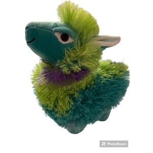 Llama Plush BJ Toys Blue Green Purple 8 Inch